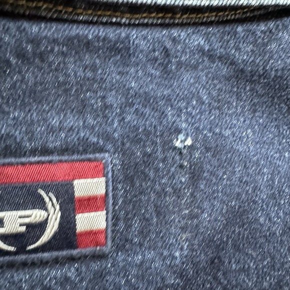 Vintage Phat Farm Jean Jacket Mens L Blue Denim Hip Hop Trucker 90s Hong Kong - Picture 14 of 15